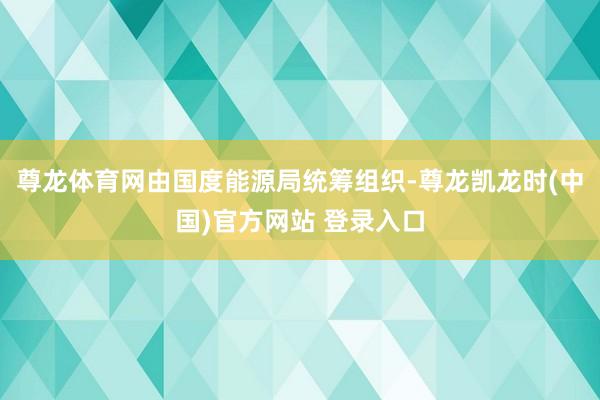 尊龙体育网由国度能源局统筹组织-尊龙凯龙时(中国)官方网站 登录入口