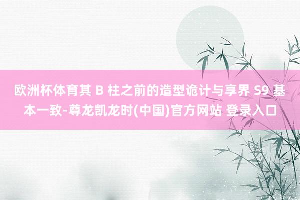 欧洲杯体育其 B 柱之前的造型诡计与享界 S9 基本一致-尊龙凯龙时(中国)官方网站 登录入口