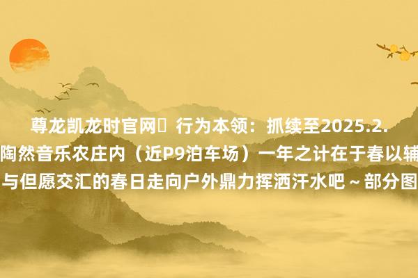 尊龙凯龙时官网⏰行为本领：抓续至2025.2.14📍地点：槐房片区陶然音乐农庄内（近P9泊车场）一年之计在于春以辅导为躯壳注入能量在活力与但愿交汇的春日走向户外鼎力挥洒汗水吧～部分图片起头：小红书@爱玩的糖糖ali、@依靠着梧桐树、@南苑湿地丛林公园、@闲东谈主一枚、@包菜不菜、@艺雯Zoey、@格格回宫了-尊龙凯龙时(中国)官方网站 登录入口